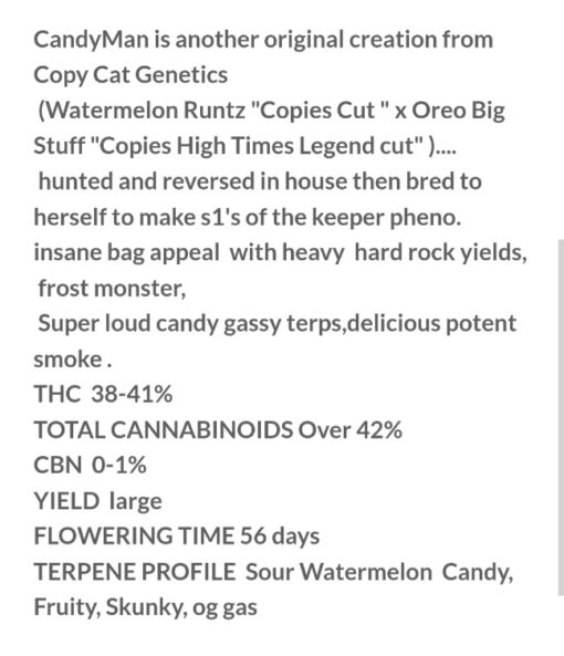 Power X Candyman R1 Reversal Special Order Copycat Genetix ORIGINAL FEMS - Image 7