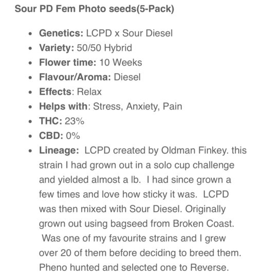 Sour PD Fem (10-Seeds) Fem Auto - Image 2