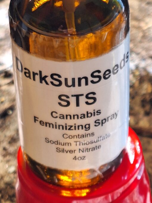 Cannabis STS Feminizing Spray Reversing Spray Sodium Thiosulfate Silver Nitrate Amber Glass Bottle 4oz - Image 2