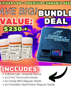 Cultivar Lab - Bundle Deal | Seed Germination Device + Premium Cannabis Seeds