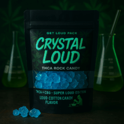 Crystal Loud THCA + CBG Infused Rock Candy – SUPER LOUD EDITION