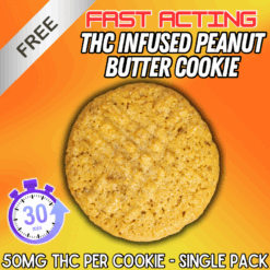 50mg THC - Peanut Butter Cookie - Single Pack