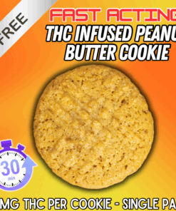 50mg THC - Peanut Butter Cookie - Single Pack