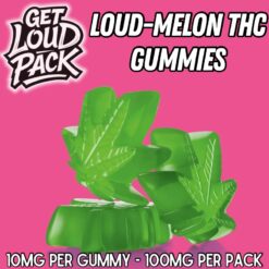 LoudMelon THC Gummies - 100mg THC