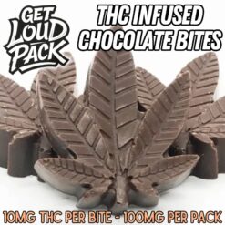 THC Infused Chocolate Bites - 100mg THC