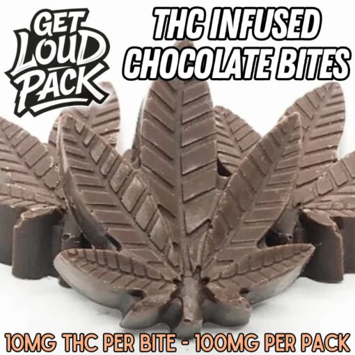THC Infused Chocolate Bites - 100mg THC