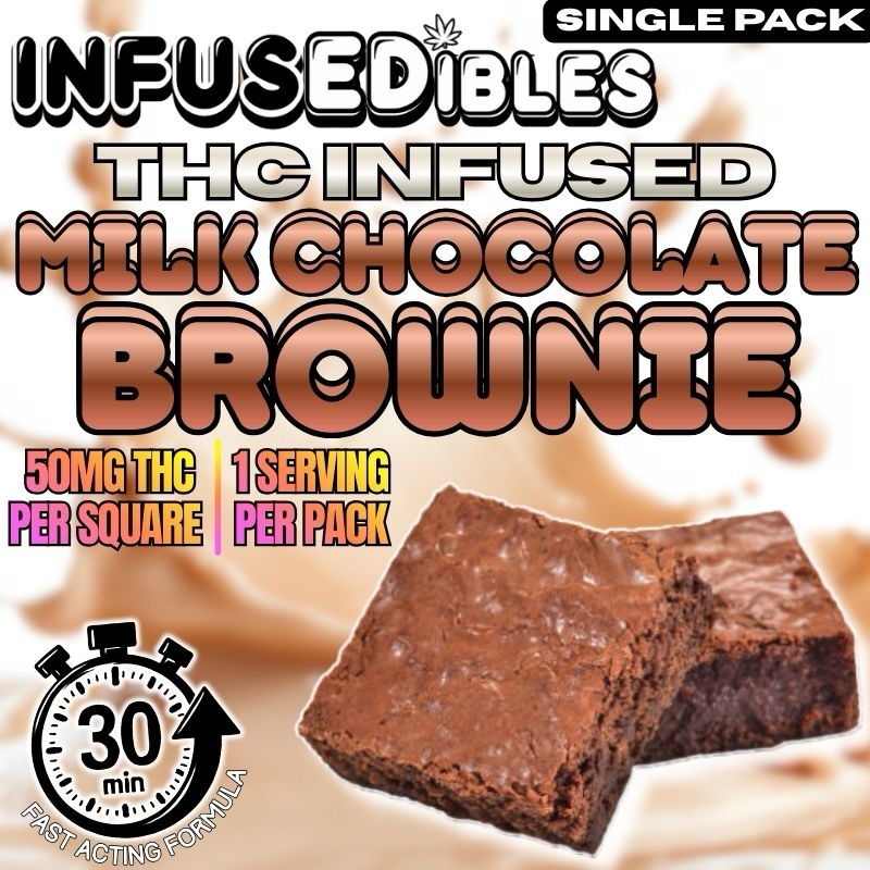THC Infused Brownies – 50mg THC | INFUSED’ibles
