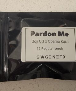 Pardon Me (Goji OG x Obama Kush) - 12 Regs