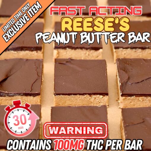 Reese's Peanut Butter Bar | Fast-Acting 100mg THC - Image 2