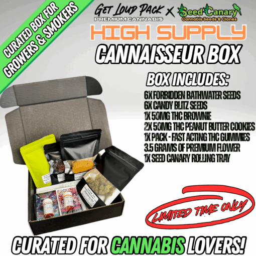 High Supply – Cannaisseur Box (Curated For Cannabis Lovers)