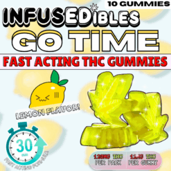 FAST ACTING – GoTime Lemon THC Gummies