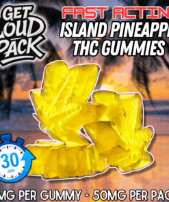 FAST ACTING – Island Pineapple THC Gummies
