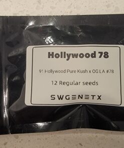 Hollywood 78 (91 Hollywood Pure Kush x OG LA#78) - 12 Regs