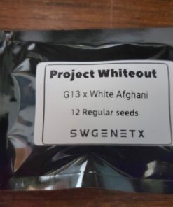 Project Whiteout (G13 x White Afghani) - 12 Regs
