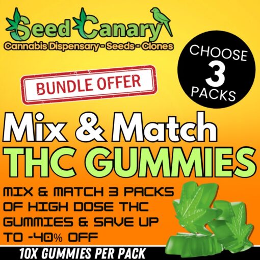 THC Gummies - Mix & Match (Pick Any 3)