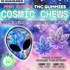 FAST ACTING – Cosmic Chews THC Gummies