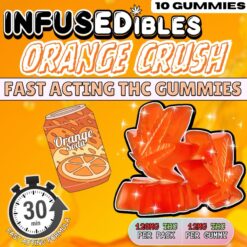 FAST ACTING - Orange Crush Gummies - 120mg THC