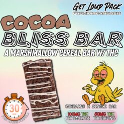 Cocoa Bliss Bar – THC Infused Cocoa Pebbles Cereal Bar | 100mg THC