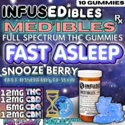 MED’ibles – Fast Asleep | Full Spectrum 1:1 THC:CBD:CBN Gummies
