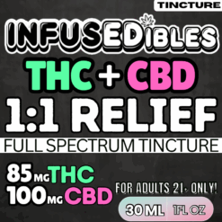 1:1 Full Spectrum Tincture | THC + CBD (30ML)