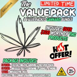 The VALUE Pack – Edibles, Pre-Rolls & More | $300+ Value