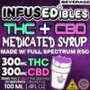 Med’icated - Full Spectrum THC Infused Syrup | 300mg THC