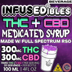 Med’icated - Full Spectrum THC Infused Syrup | 300mg THC