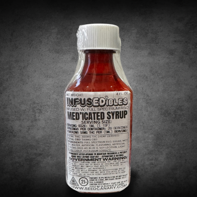 Med’icated - Full Spectrum THC Infused Syrup | 300mg THC - Image 2