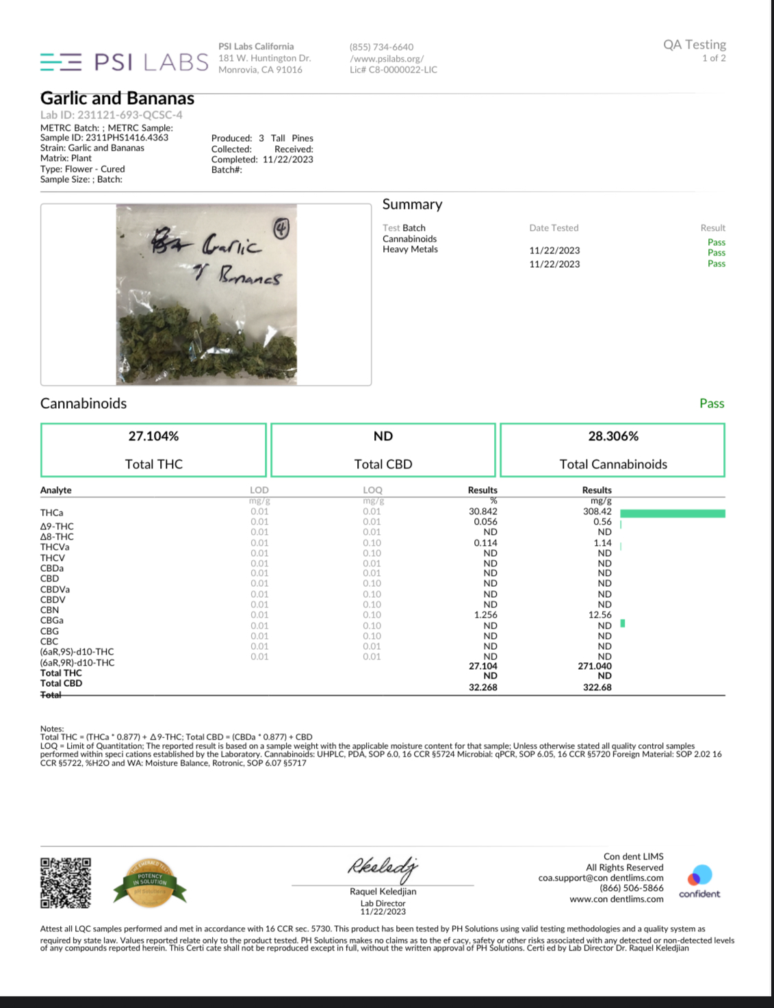 Garlic & Bananas - THCA Cannabis Flower (3.5 Grams) - Image 2