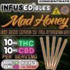 Mad Honey – 1:1 THC + CBD Infused Honey Sticks | 10x PACK