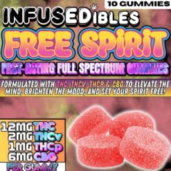 INFUSED'ibles Free Spirit - Full Spectrum THC Gummies | With THCv & THCp