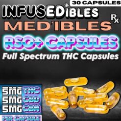 RSO+ Capsules | Full Spectrum THC Capsules (30 Count)