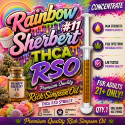 Rainbow Sherbert #11 - RSO | Full Spectrum THCA Extract (1G)