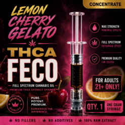 Lemon Cherry Gelato - FECO | Full Spectrum THCA Extract (1G)