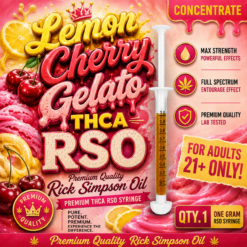 Lemon Cherry Gelato - RSO | Full Spectrum THCA Extract (1G)