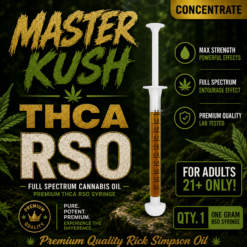 Master Kush - RSO | Full Spectrum THCA Extract (1G)