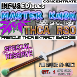 Master Kush - RSO | Full Spectrum THCA Extract (1G)