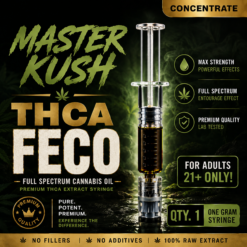 Master Kush - FECO | Full Spectrum THCA Extract (1G)