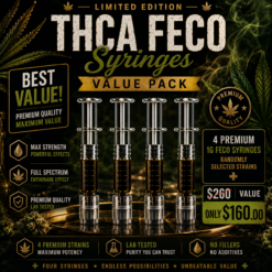 THCA FECO Syringes - Full Spectrum VALUE PACK | 4x Syringes