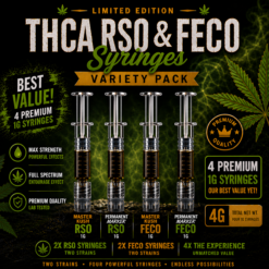 THCA RSO & FECO Syringes - Full Spectrum VARIETY PACK | Limited Edition