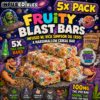 Fruity Blast Bars – THC Infused Fruity Pebbles Cereal Bars | 5 PACK